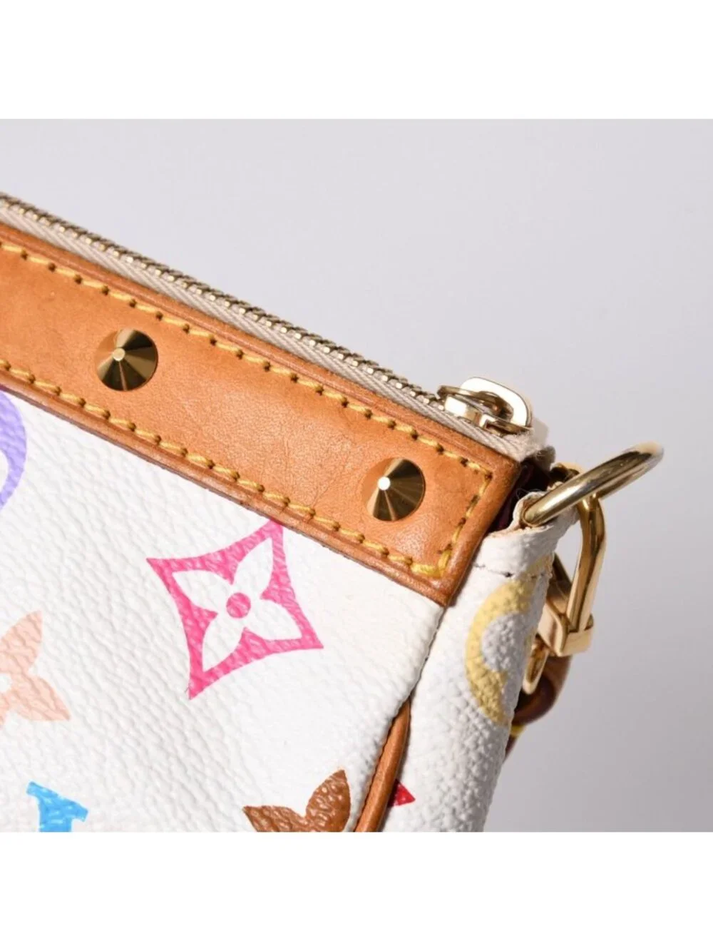 Louis Vuitton Pochette Accessoires Pouch Monogram Multicolor Takashi Murakami